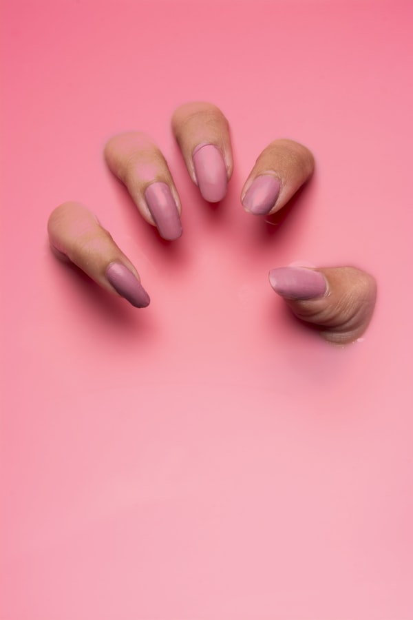Gel and acrylic nail extensions